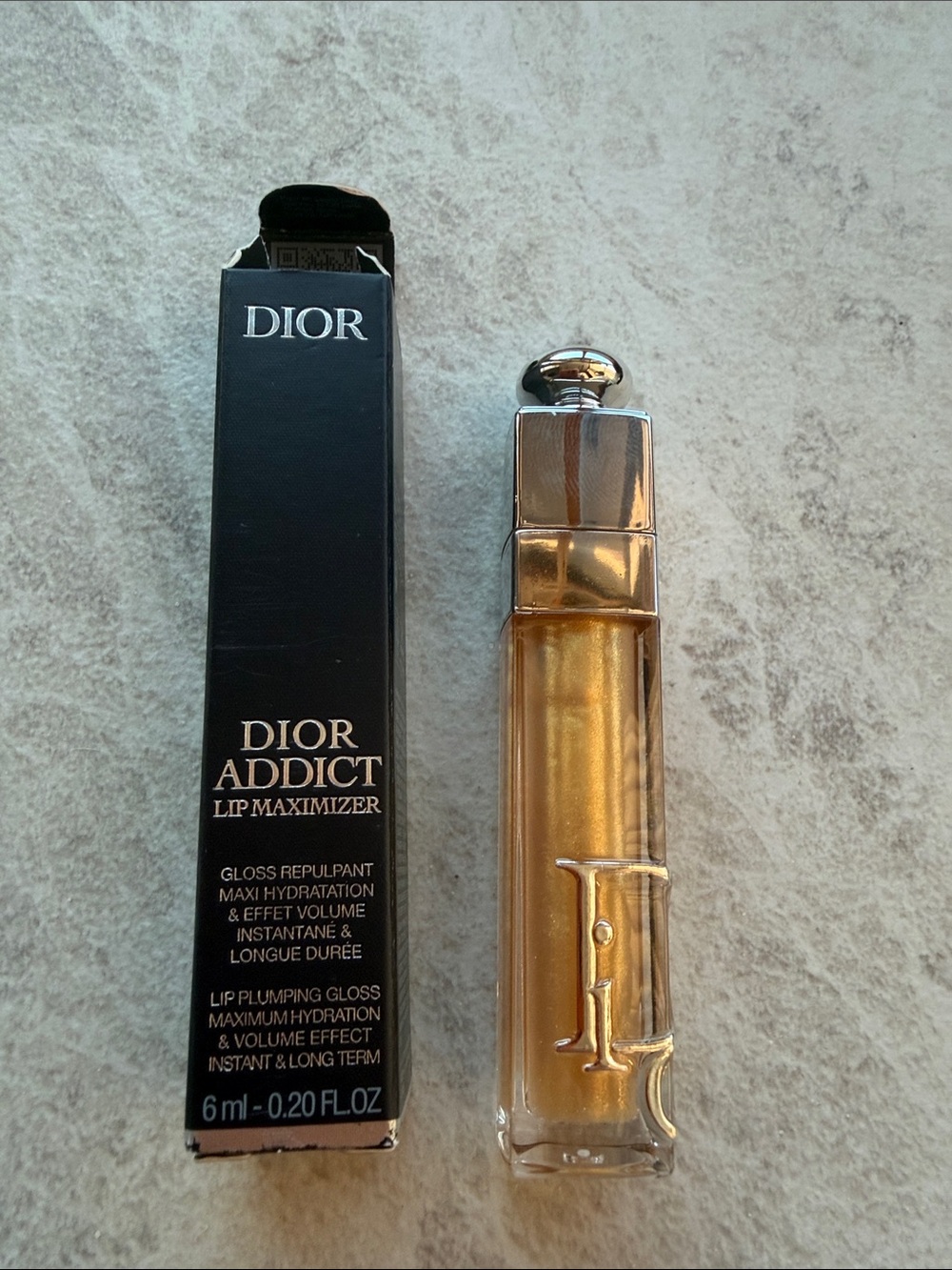 Dior Addict Lip Maximizer - Metallic Gold Gloss